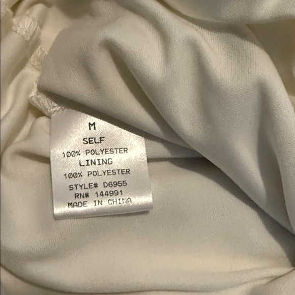 HOMAGE Cream Mini Dress - Picture 8 of 8